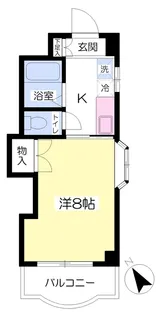 クレール小林【701号室】の間取り