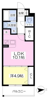 リフィールド東姫路駅前【306号室】の間取り