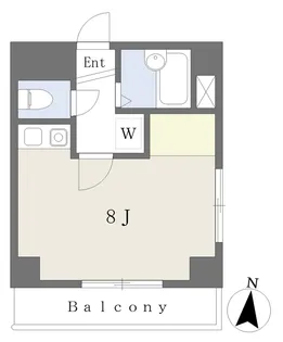 エスポワール松山【606号室】の間取り