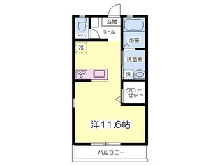 グリーンハイツ【101号室】の間取り