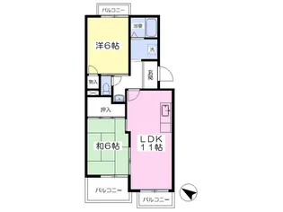 ヴァンベール小島【307号室】の間取り