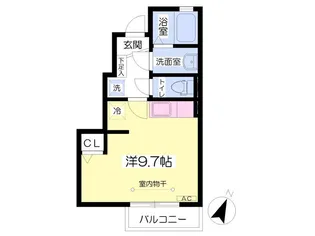 M’s Court【1階】の間取り