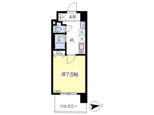 プレノ小田原弓ノ町【1205号室】の間取り