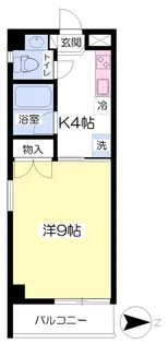 FLEURET【405号室】の間取り