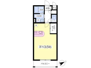 S’casa comoda【302号室】の間取り