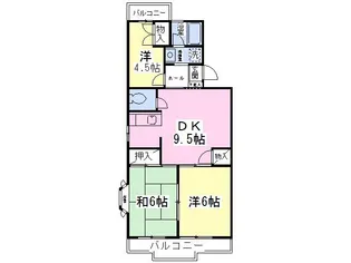 ビバレッジ新宿1【145号室】の間取り