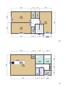 岐阜県岐阜市則武東4丁目【一戸建】の間取り