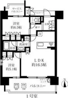 愛知県名古屋市西区那古野2丁目【マンション】の間取り