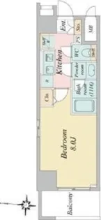 BPRレジデンス丸の内(旧ラグゼナ丸の内)【4階】の間取り