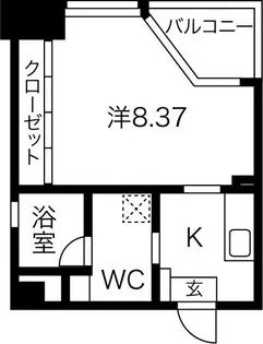愛知県名古屋市東区代官町【マンション】の間取り