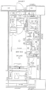 プラウドタワー亀戸クロスゲートタワー【308号室】の間取り
