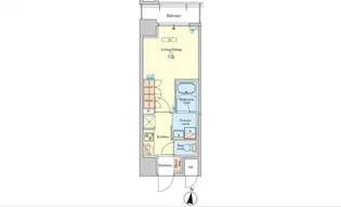 RJRプレシア菊川駅前【7階】の間取り