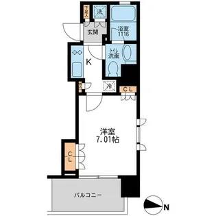 アーデン清澄白河【4階】の間取り