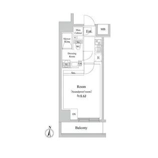 TRACK両国【5階】の間取り