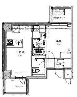 S−RESIDENCE両国serea【9階】の間取り