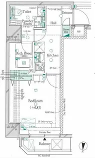 ガリシア錦糸町V【3階】の間取り
