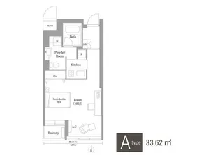 フラッツ東陽【609号室】の間取り