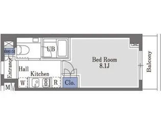 スカイビューテラス本所吾妻橋【7階】の間取り