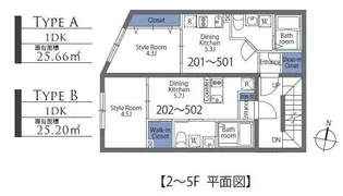 セレス八広【4階】の間取り