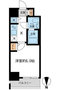 KDXレジデンス大島【5階】の間取り