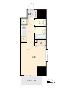 CITY SPIRE 両国【13階】の間取り