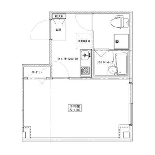 パステル北砂【1階】の間取り