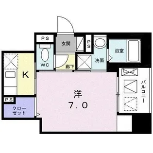 AXIA人形町(アクシア【3階】の間取り