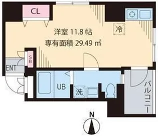 マ・メゾン門前仲町【5階】の間取り