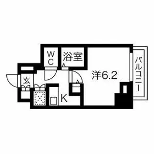 スパシエスタイル住吉【3階】の間取り