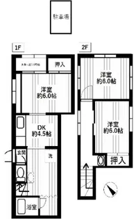 東京都江東区枝川1丁目【一戸建】の間取り