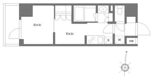 グランパセオ清澄白河II【5階】の間取り