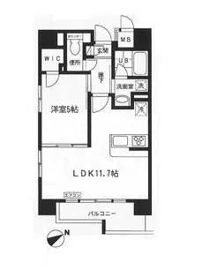 椿【7階】の間取り