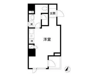 シャンブリーズ三越前【6階】の間取り