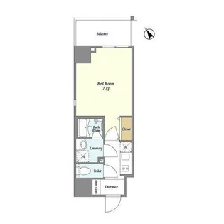 BluRock門前仲町【9階】の間取り