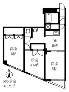 ファーストパークレジデンス【5階】の間取り
