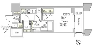 メゾンカルム日本橋馬喰町【11階】の間取り