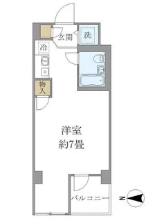 ウインベル錦糸町第3【3階】の間取り