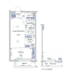 HY’s Vigor 墨田【4階】の間取り