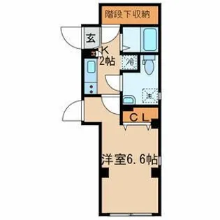 アルーエム千田【1階】の間取り