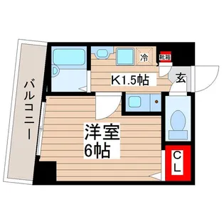 モンシェール錦糸町弐番館【2階】の間取り