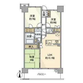 プラネ清澄白河クレメント・リバー【3階】の間取り