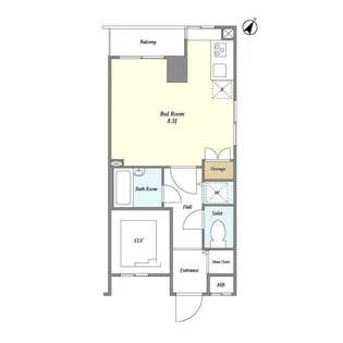 BPRレジデンス水天宮前【2階】の間取り