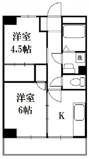 ウサミマンション【704号室】の間取り