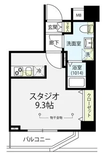 AXAS深川住吉【5階】の間取り