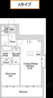 KDX大伝馬レジデンス【6階】の間取り