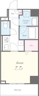 クレール【1階】の間取り