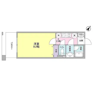 プロスペクト東雲橋【4階】の間取り