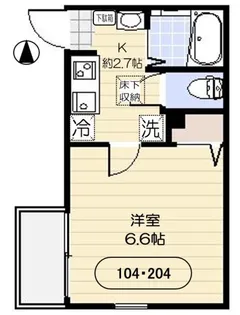 アイルグラン【1階】の間取り