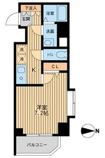 ドゥーエ東陽町【5階】の間取り