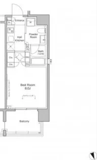 プラウドフラット東日本橋【2階】の間取り